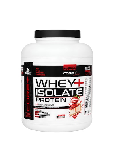 Mustang Nutrition Core+ Series Isolate Whey Protein Tozu 1800 Gr 60 Servis Çilekli Pasta + Shaker + Protein Kahve Hediyeli