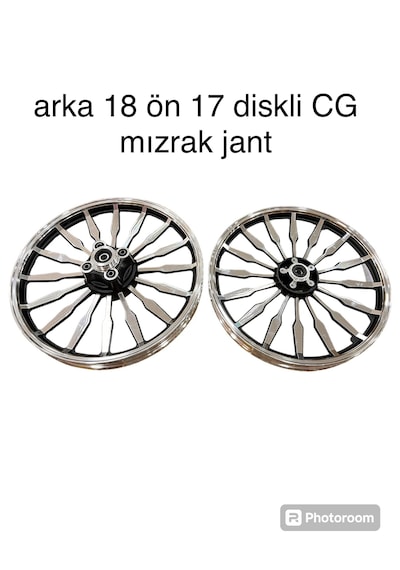Cg Küba Falcon Ön 17 Diskli Arka 18 Kampanali Mızrak Jant Takım