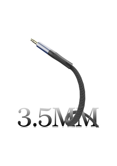 Lenyes Ax134 Type-c To 3.5mm Aux Audio Ses Kablosu Siyah