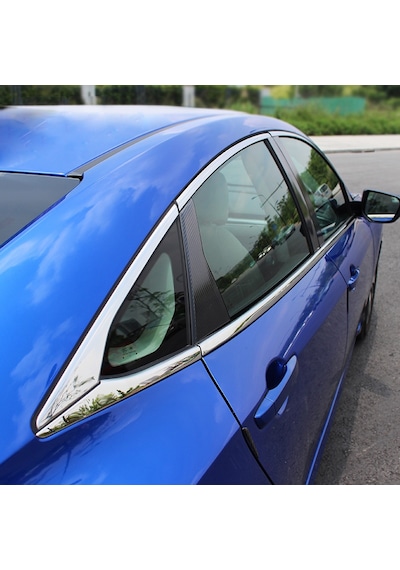 Honda Civic Fc5 Krom Komple Cam Çıtası 8 Parça Set