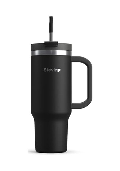 2 Moods Tuck-in Tumbler Sızdırmaz Çelik Termos 900 Mililitre Black St-236 Diğer