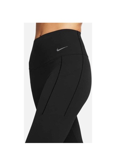 Nike Dri-fıt Universa Hr Tight Kadın Siyah Yüksek Belli Spor Tayt Dq5996-010 Siyah