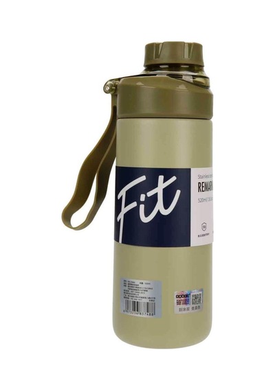 Dodge Fit Çelik Termos Matara 520ml Yeşil Yeşil