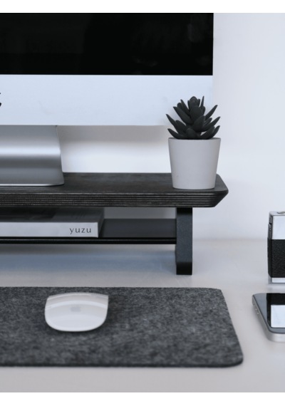 Küçük Monitör Standı Ceviz