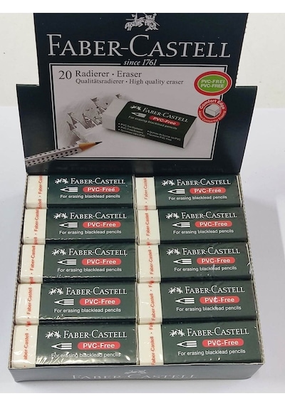 Silgi-faber-castell Büyük Boy Beyaz Silgi-5 Adet