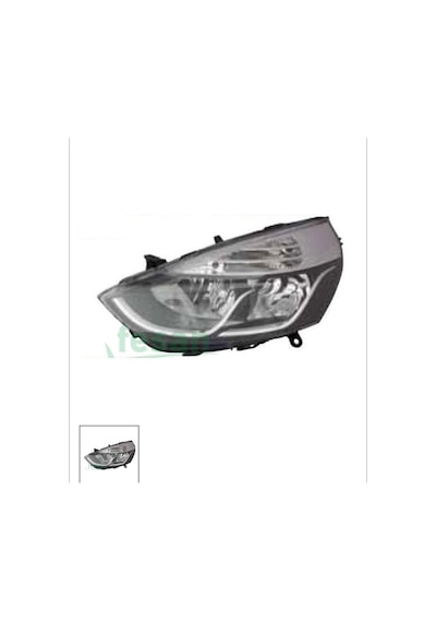 Renault Clıo Iv Hatcback Grandtour 2012-2020 Sol Motorlu Siyah Çerçeveli Far