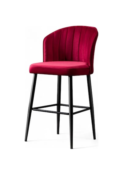 Mymassa  Rubi Bar Sandalyesi Bordo