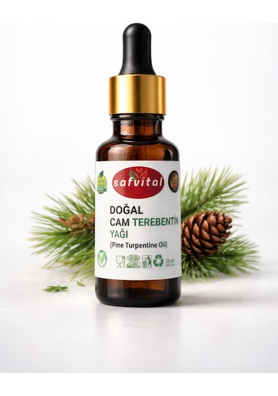 Safvital Çam Terebentin Yağı 20 Ml Saç Bakımına Uygun Bitkisel Yağ Yoğun Etkili Aromatik Bakım