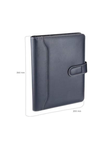 Organizer Ajanda Tarihsiz Kareli 20x26 CM - Lacivert