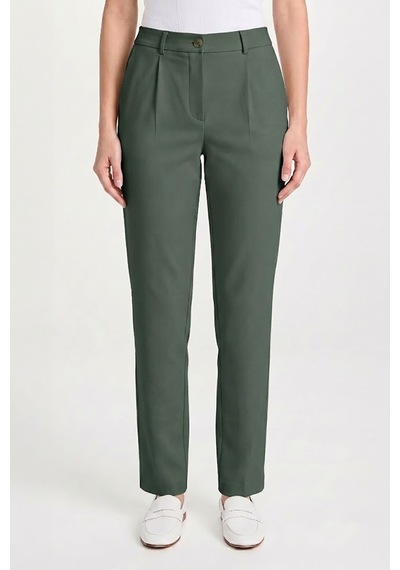 Goffra Kadın Flexon Ultra Esnek Relaxed Beli Lastikli Jogger Pantolon Haki W702-r0433-04