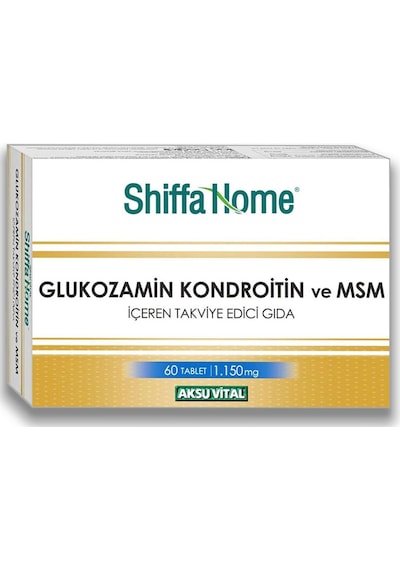 Aksuvital Shıffa Home Glucosamine Chondroitine Msm 2 x 60 Tablet