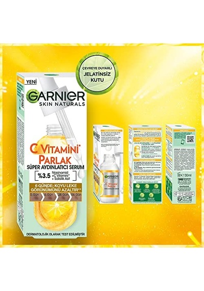 Garnier 2'li C Vitamini Parlak Süper Aydınlatıcı Serum Seti