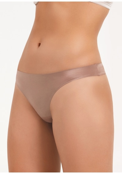 Suwen Lazer Kesim Dikişsiz String Külot Sw9931100 Vizon