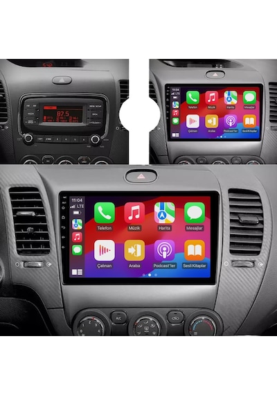 Kia K3 Android Multimedya Sistemi 2-32 Myway 2013-2017 9"