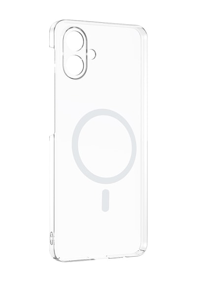 Galaxy A07 Kılıf Sararmaz Ultra İnce Sert Mika Magsafe Kamera Yükseltili Grlpro Şeffaf