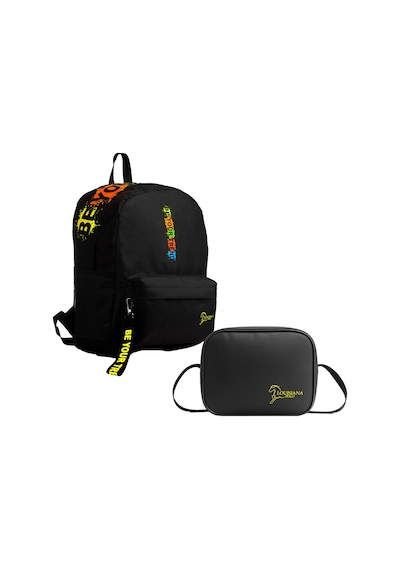 Louisiana Polo Okul Seti Sırt Çantası + Termal Beslenme Multicolor 1140 Siyah