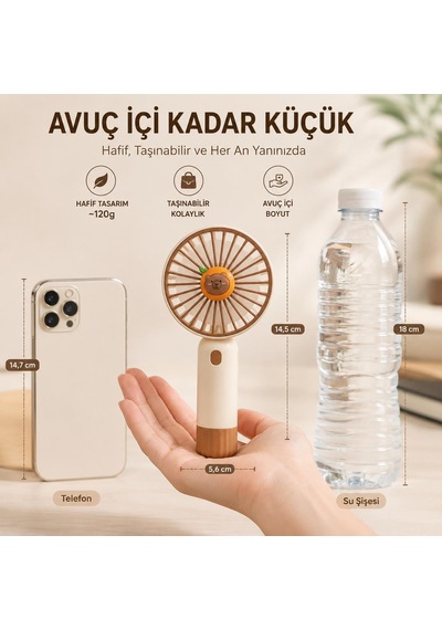 Mini El Vantilatörü, Şarj Edilebilir Taşınabilir Mini Fan, 3 Kademeli Rüzgar Gücü, Usb Type-c Şarjlı, Masaüstü Standlı, Hafif Ve Kompakt Belirtilmemiş Mini El Vantilatörü, Şarj Edilebilir Taşınabilir Mini Fan, 3 Kademeli Rüzgar Gücü, Usb Type-c Şarjlı, Masaüstü Standlı, Hafif Ve Kompakt Belirtilmemiş