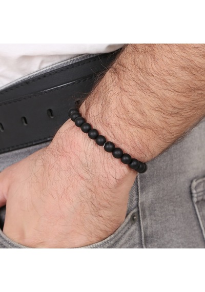 Mystic Energy Doğaltaş Oniks Onix Unisex Bileklik Çok Renkli