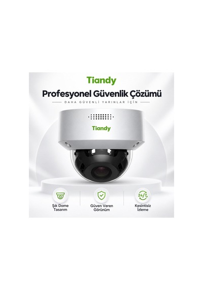 2 Mp Motorize Ir Dome Ip Kamera 2.8-12 Mm Lens Dahili Mikrofon Poe Ip66