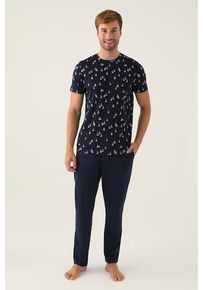 Arnetta Yacht Lacivert Erkek Pijama Takımı 5274-42689 Lacivert