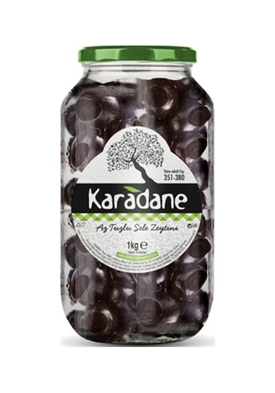 Karadane 351-380 KB Doğal Az Tuzlu Sele Zeytin 1 KG
