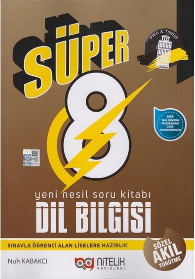 Nitelik 8. Sınıf Nesil Süper Dil Bilgisi Soru Kitabı