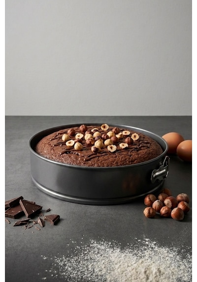 Cooker 28 Cm Kelepçeli Kek Kalıbı Ckr3565 Gri