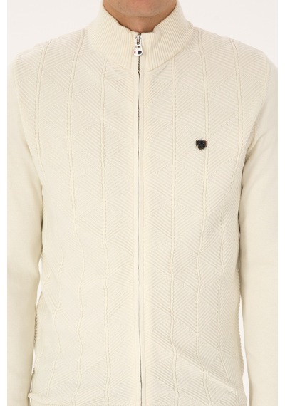 U.s. Polo Assn. Erkek Hırka Triko 50315024-vr256 İnci