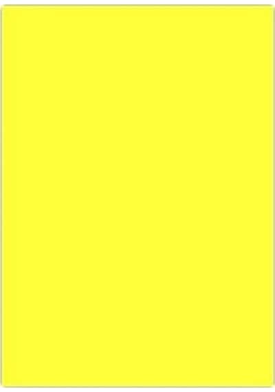 20 Adet 50x70 Fosforlu Fon Kartonu Sarı 160 Gr