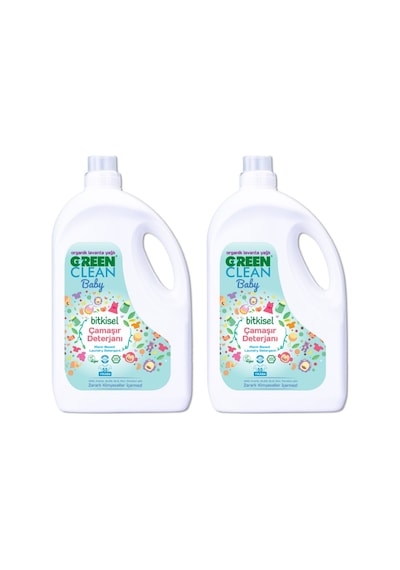 U Green Clean Baby Organik Lavanta Yağlı Bitkisel Çamaşır Deterjanı 2 x 2750 ML