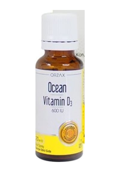 Ocean Vitamin D3 600 Iu 20 Ml Sprey Kutusuz