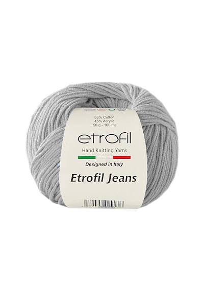 Etrofil Jeans El Örgü Iplikleri - 50 Gr / 160 Metre - Tüm Renkler