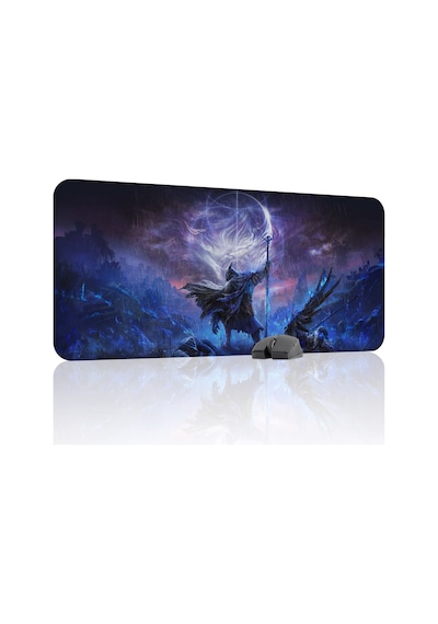 Elden Ring Kaymaz Dikişli Kauçuk Oyuncu Mousepad V1 - 90x40 Xxl Gaming Mouse Pad Fare Altlığı