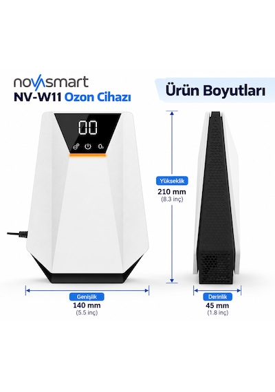 Novasmart Nv-w11 Ozon & Negatif Iyon Cihazı beyaz