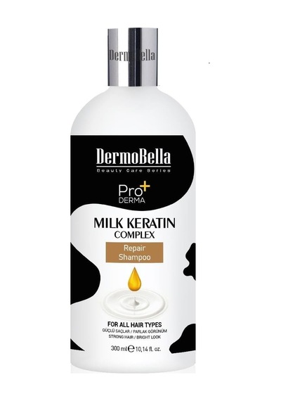 Bella Pro+ Derma Süt Keratin Kompleksi Onarıcı Şampuan 300 Ml