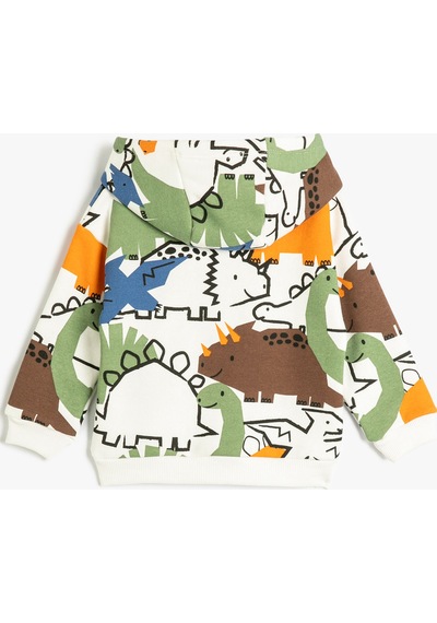 Koton Kapşonlu Dinozorlu Sweatshirt Baskılı Uzun Kollu Şardonlu Ekru Desenli 4wmb10308tk 4WMB10308TK0D1 Ekru Koton Kapşonlu Dinozorlu Sweatshirt Baskılı Uzun Kollu Şardonlu Ekru Desenli 4wmb10308tk 4WMB10308TK0D1 Ekru