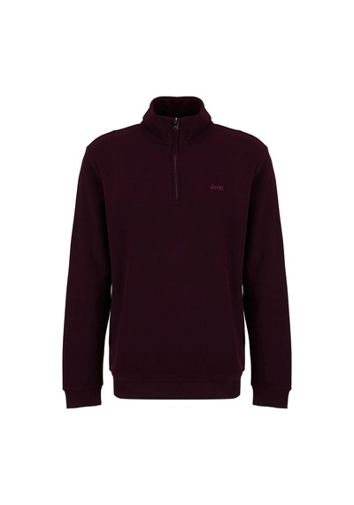 Jeep Bordo Erkek Sweatshirt J5wm-swt7222