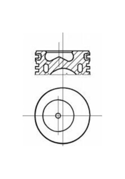 Yenmak 31-04303-040 - Motor Piston Segman 0.40 Palıo-sıena-uno 1