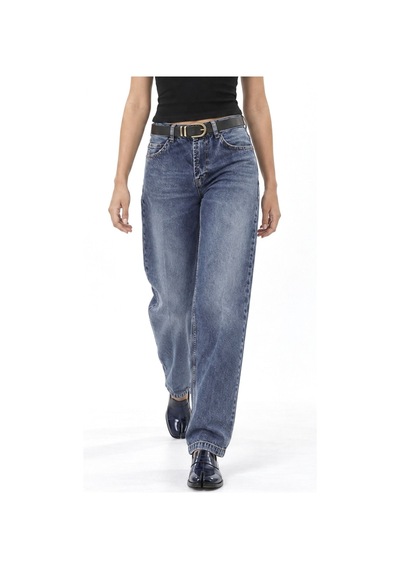 Hiccup Squalo Pamuklu Pantolon Orta Mavi Denim