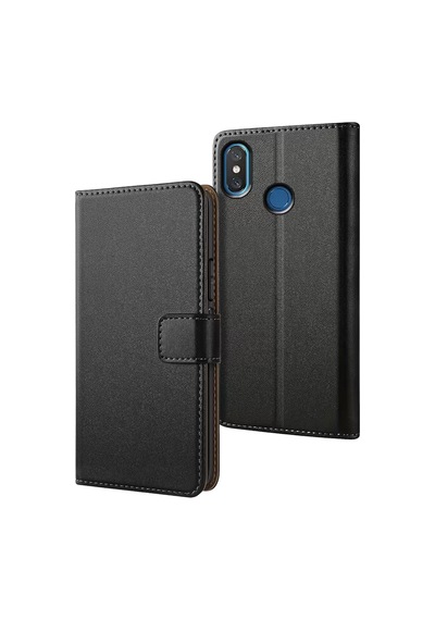 Uryport Xiaomi Mi 8 Trend S Plus Kapaklı Kılıf - Siyah Normal
