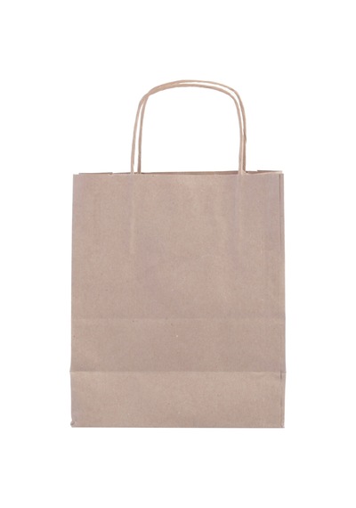 Büküm Saplı Kraft Kağıt Çanta 25'li 32x12x41