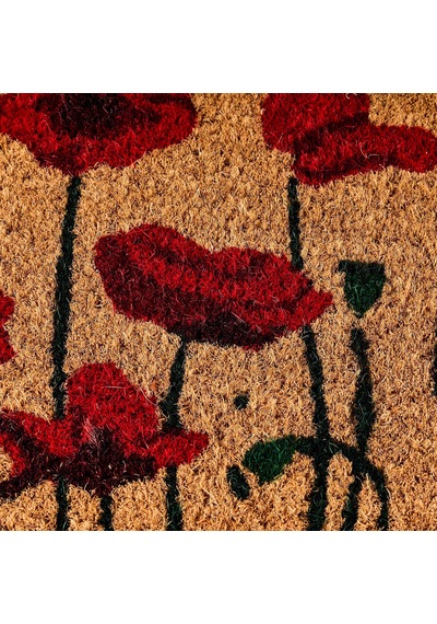Home Koko Gelincik Kapı Önü Paspası - Bej - 35x60 Cm Çok Renkli