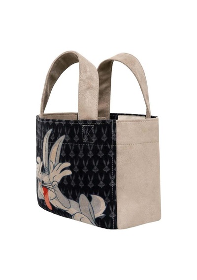 Dogo Kadın Vegan Siyah Medium Tote Bag - Warner Bros Bugs Bunny Playful Bugs Tasarım Açık Bej - Kahverengi Dogo Kadın Vegan Siyah Medium Tote Bag - Warner Bros Bugs Bunny Playful Bugs Tasarım Açık Bej - Kahverengi