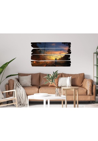Anime Raylar Kız Mdf Tablo 2962 Model E