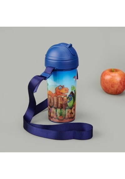 Cosmo Dinozor Figürlü 3d Tritan Matara - Renkli - 415 Ml Çok Renkli