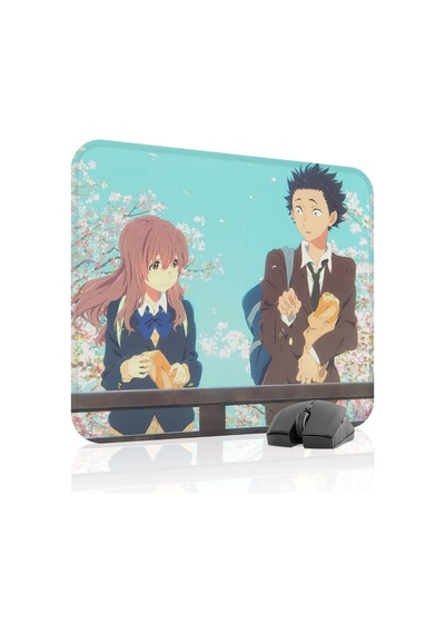 Koe No Katachi Kaymaz Dikişli Kauçuk Oyuncu Mousepad V5 - 48x40 Xl Gaming Mouse Pad Fare Altlığı