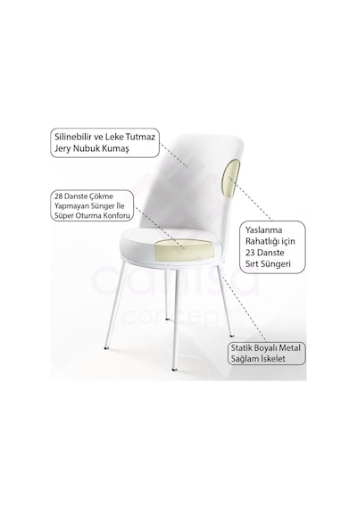 Canisa Concept Zen Serisi 80x132 Mdf Açılabilir Beyaz Mutfak Masası Takımı Ve 6 Gül Kurusu Sandalye Beyaz&gülkurusu Takım Canisa Concept Zen Serisi 80x132 Mdf Açılabilir Beyaz Mutfak Masası Takımı Ve 6 Gül Kurusu Sandalye Beyaz&gülkurusu Takım