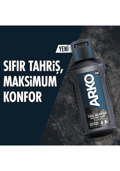 Arko Men Black Edition Tıraş Kolonyası 4 x 255 ML