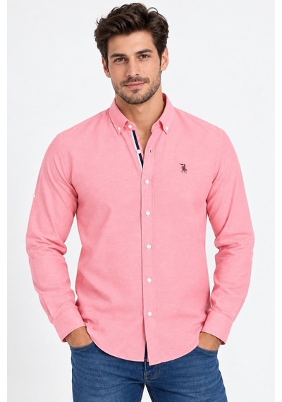 G974 Dewberry Erkek Gömlek-pembe-2