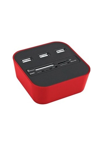 Volk Cb26 Usb Combo 3 Port Hub Sd Micro Sd M2 Ms Kart Okuyucu